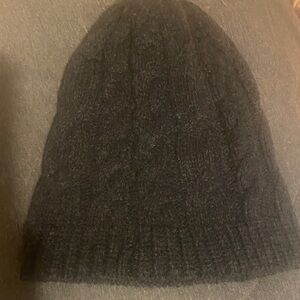 Athleta charcoal, gray Cashmere Beanie